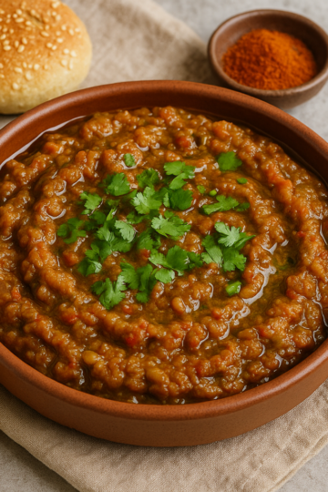 Recette de zaalouk épicé