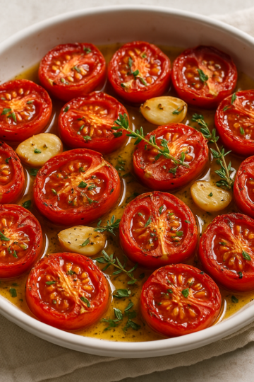Recette de tomates confites