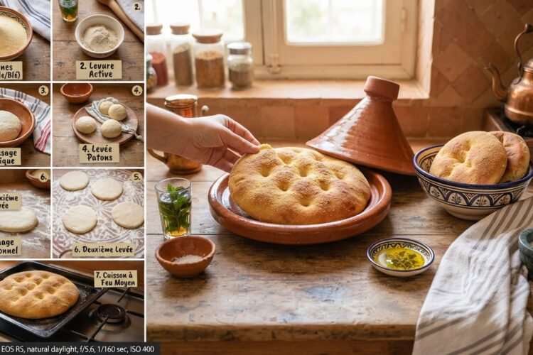 Le Pain Marocain Maison (Khobz)