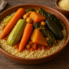 Recette de couscous aux sept légumes
